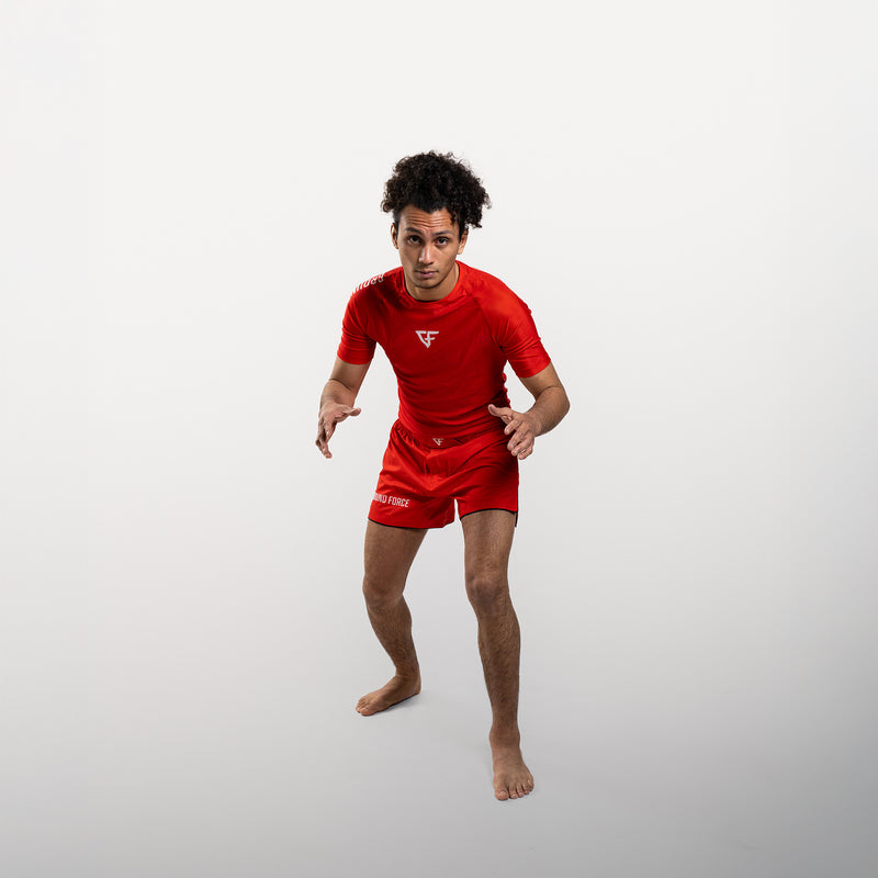 Ground Force Aero Rashguard - Red