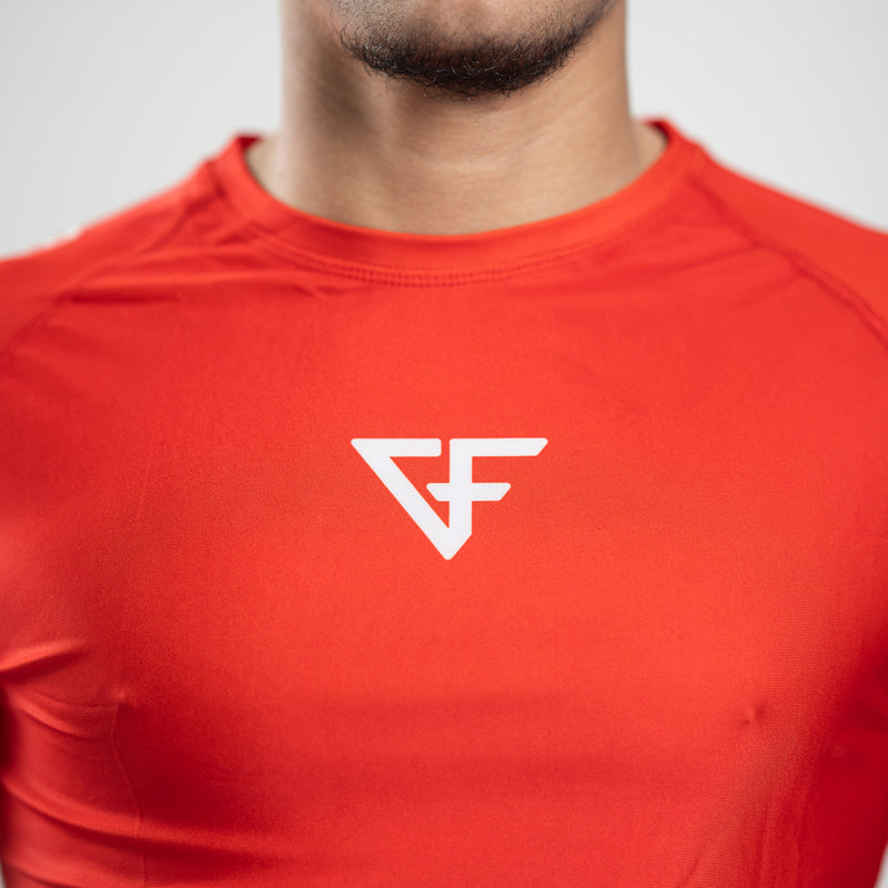 Ground Force Aero Rashguard - Red
