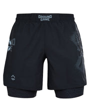 Ground Game 2-in-1 Training Shorts Samurai Shadow