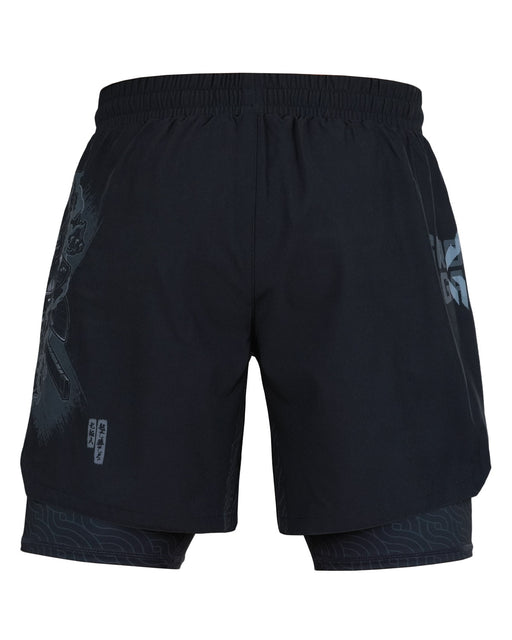 Ground Game 2-in-1 Training Shorts Samurai Shadow