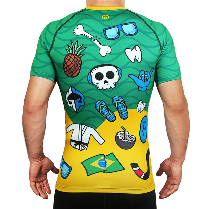 Ground Game Copacabana Rashguard Short sleeve