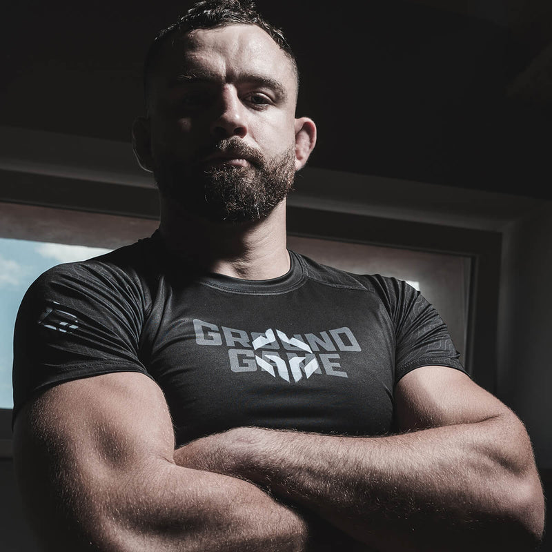 Ground Game Rashguard Samurai Shadow short sleeve