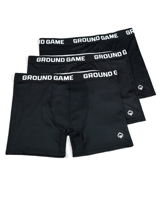 Ground Game Boxer shorts Sports (Black) 3-pack