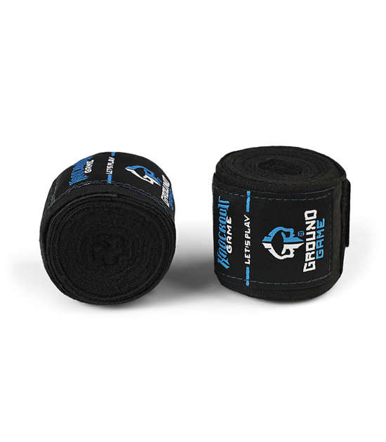 Ground Game - Hand Wraps Classic Black 4 m