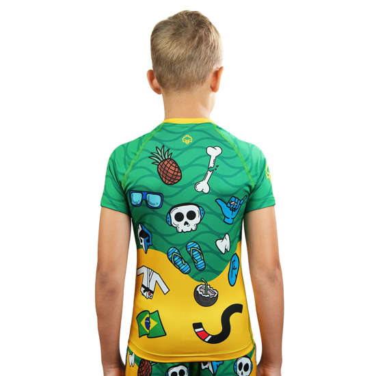 Ground Game - Kids Rashguard Copacabana Short Sleeve