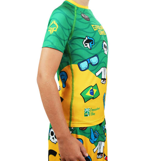 Ground Game - Kids Rashguard Copacabana Short Sleeve