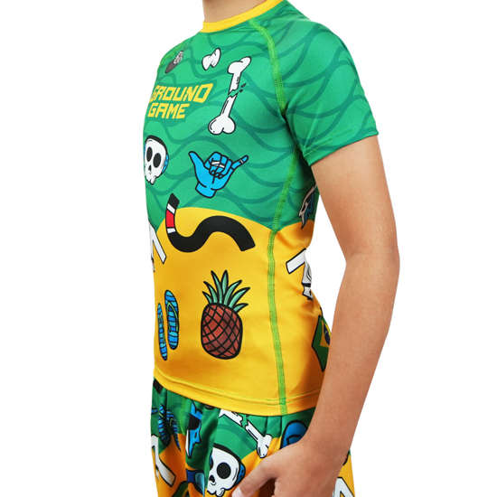 Ground Game - Kids Rashguard Copacabana Short Sleeve