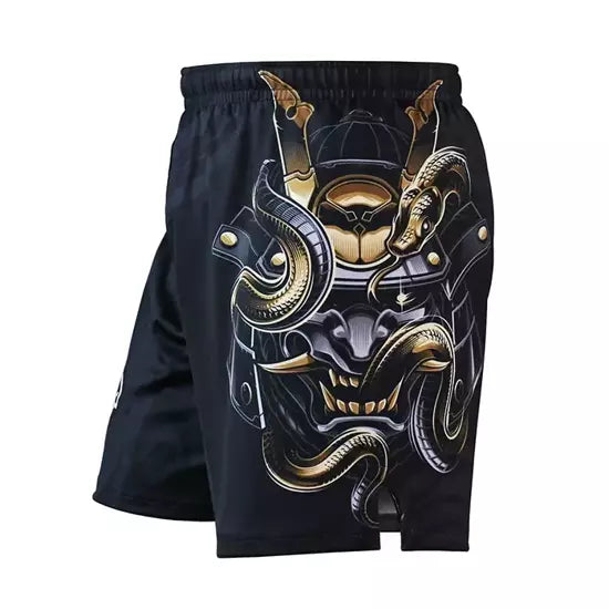 Ground Game Kids Training Shorts Oni Samurai