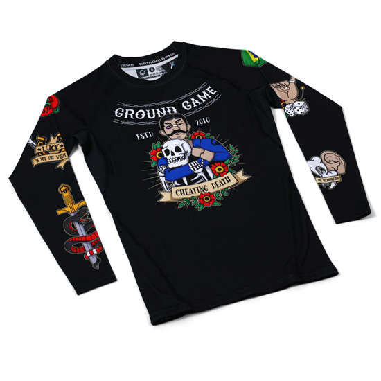 Ground Game Rashguard Oldschool Long sleeve