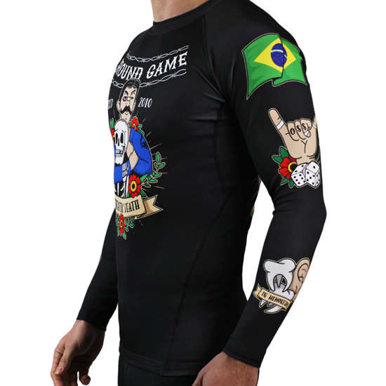 Ground Game Rashguard Oldschool Long sleeve