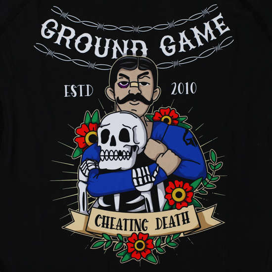 Ground Game Rashguard Oldschool Long sleeve