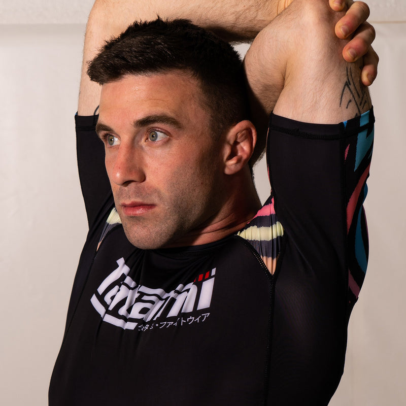 Tatami Recharge Rash Guard Neon