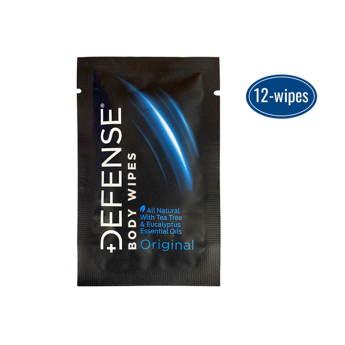 Defense Single Body Wipes 12 pack