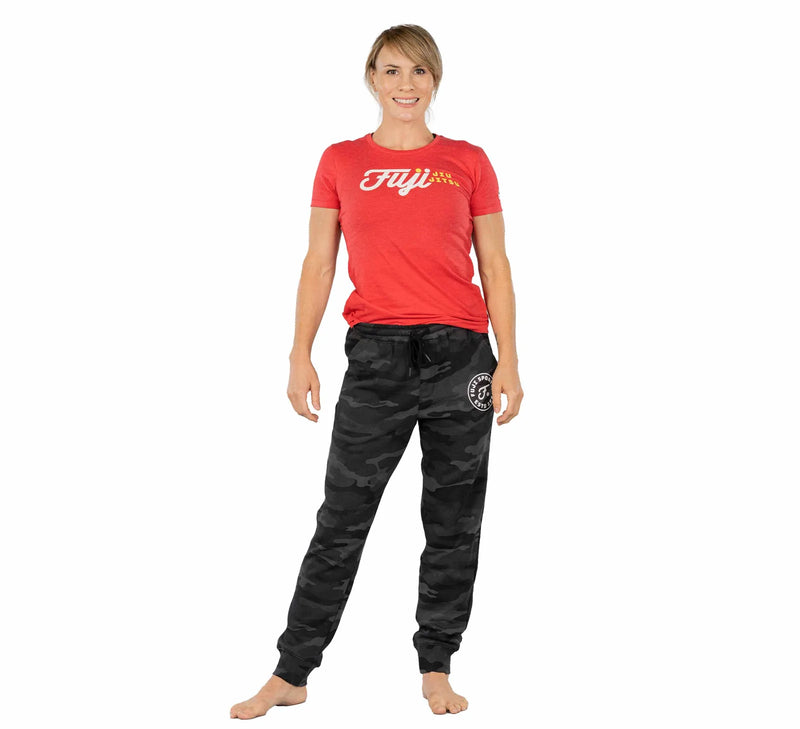 Fuji Black Camo Womens Joggers