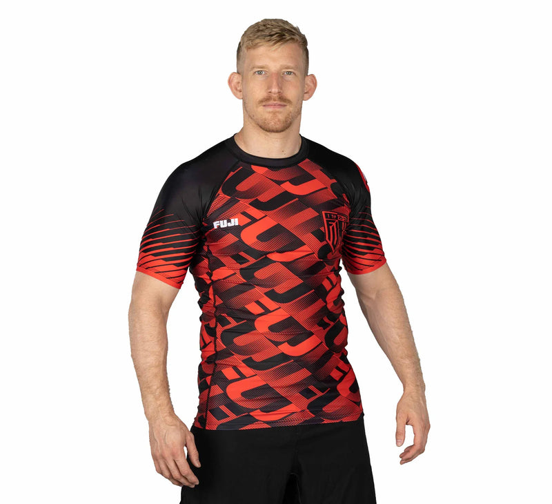 Fuji Match Short Sleeve Rashguard Red