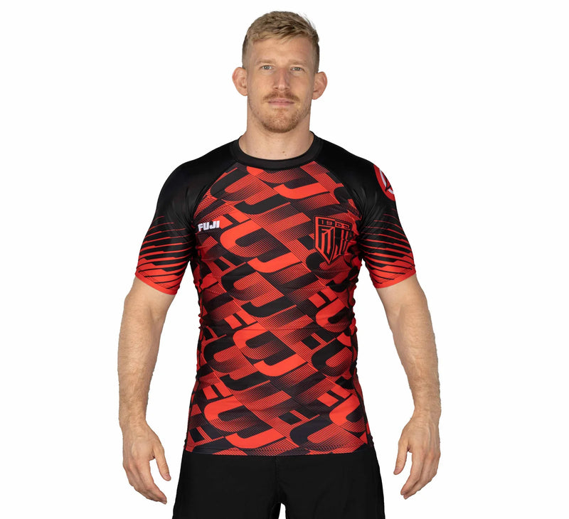 Fuji Match Short Sleeve Rashguard Red