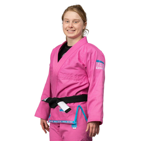 Fuji Sports Suparaito Women's BJJ Gi Pink Blue