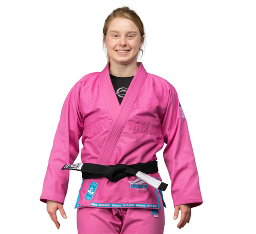 Fuji Sports Suparaito Women's BJJ Gi Pink Blue