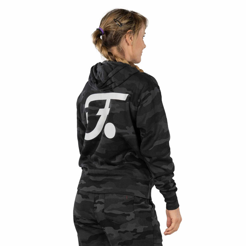 Fuji Camo Womens Hoodie