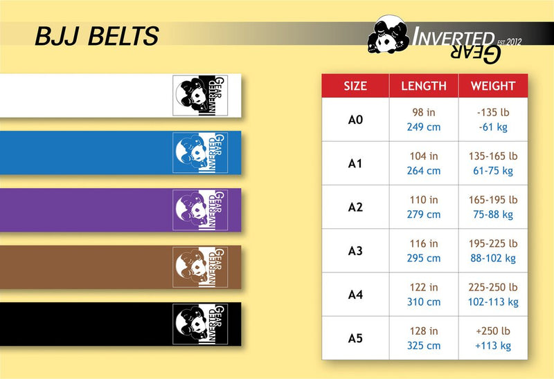 Inverted Gear BJJ Belt