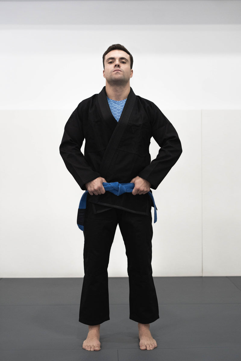 Ground Force Lightweight Gi V2 - Noir sur noir