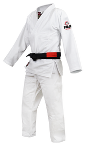 Fuji sports All Around BJJ Gi beginner white side left