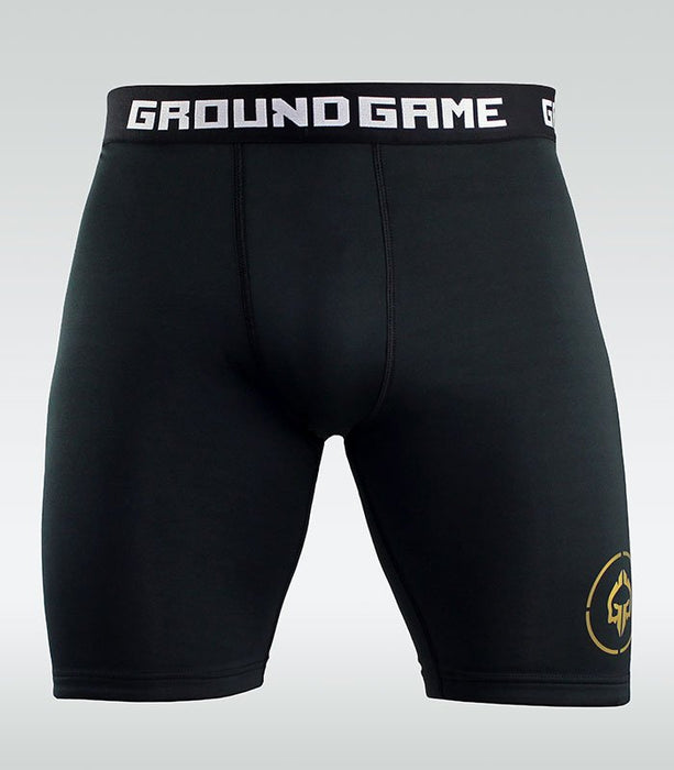 Ground Game Athletic Gold Vale Tudo Shorts