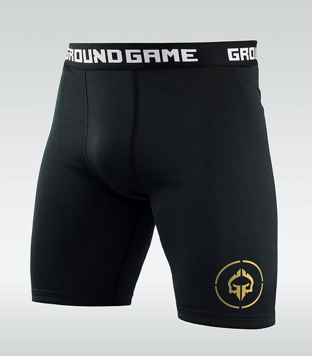 Ground Game Athletic Gold Vale Tudo Shorts
