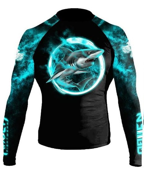 Raven Masters of Jiu Jitsu - Great White Rashguard