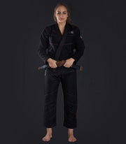 Front view of a Ground Game Sakura BJJ Women`s Gi Black