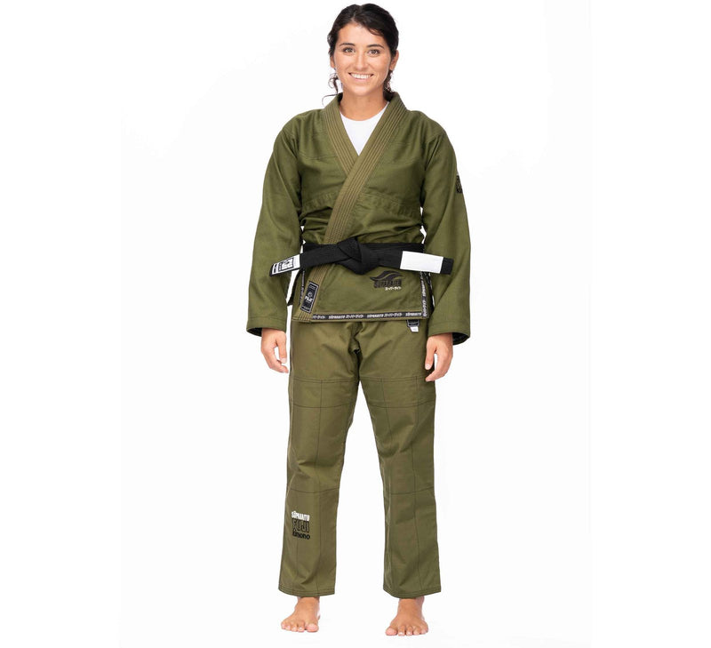 Fuji Suparaito Women's BJJ Gi Olive Green