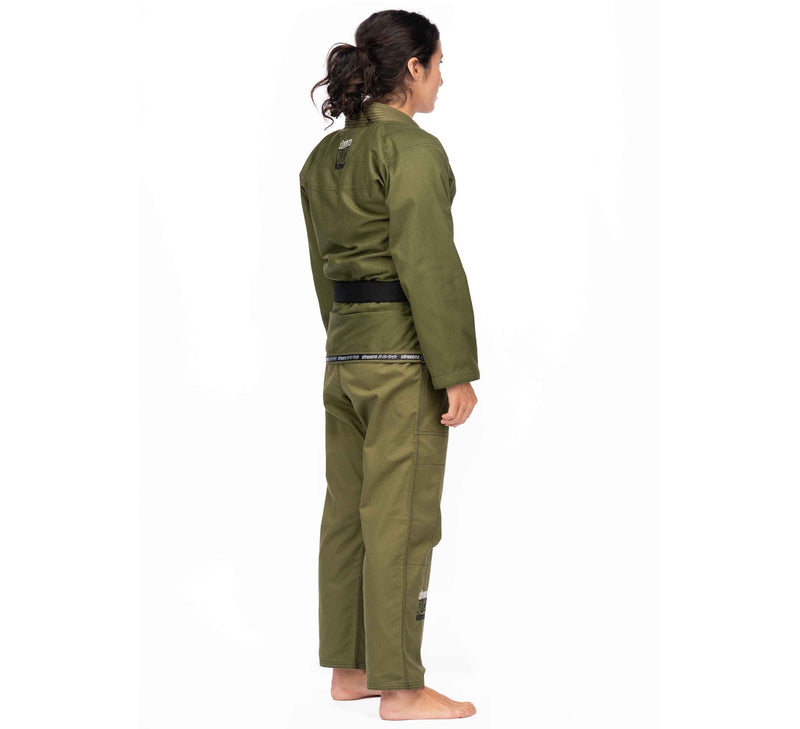 Fuji Suparaito Women's BJJ Gi Olive Green