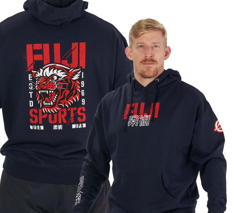 Fuji Tiger Jiu Jitsu Hoodie Midnight Navy