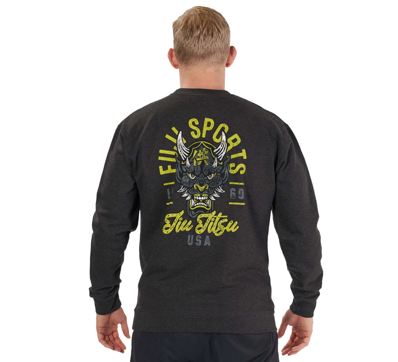 FUJI Demon Crewneck Charcoal Grey