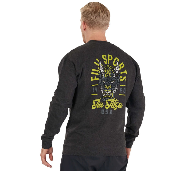 FUJI Demon Crewneck Charcoal Grey