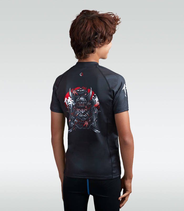 Ground Game Samurai 2.0 Kids Rashguard Short Sleeve