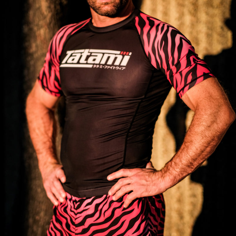 Tatami Recharge Rash Guard Pink
