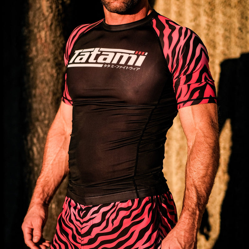 Tatami Recharge Rash Guard Pink
