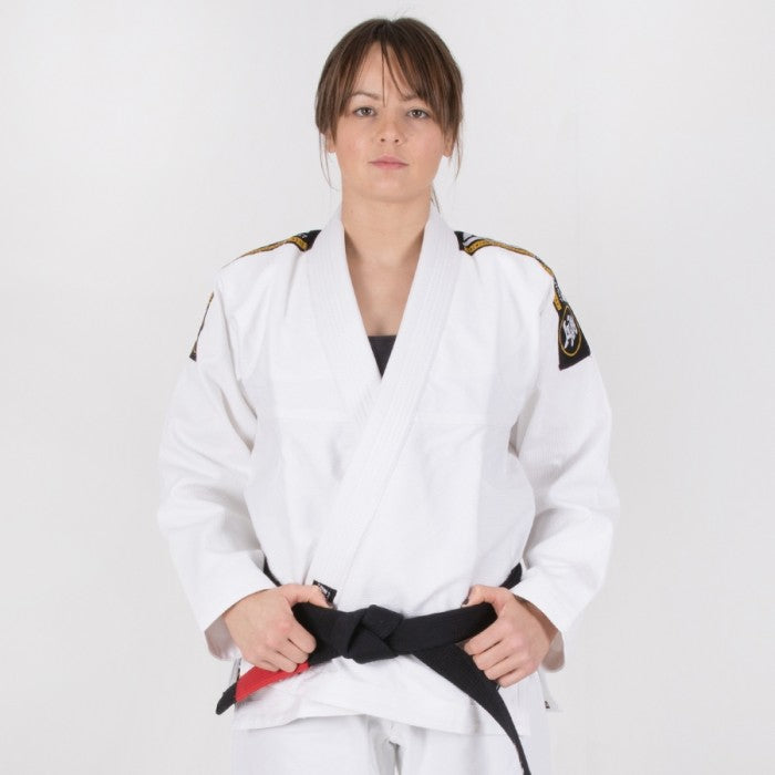 Tatami BJJ GI, Damen, Estilo 6.0, Weiß-schwarz, F2L | Damen