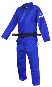 Fuji sports All Around BJJ Gi beginner blue side left