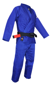 Fuji sports All Around BJJ Gi beginner blue side right