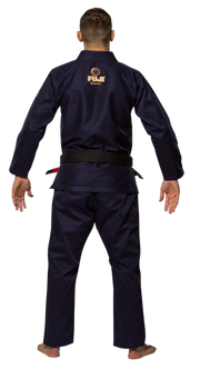 Fuji sports All Around BJJ Gi beginner navy blue back
