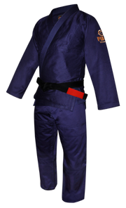 Fuji sports All Around BJJ Gi beginner navy blue side left