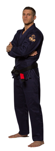 Fuji sports All Around BJJ Gi beginner navy blue side left