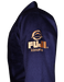 Fuji sports All Around BJJ Gi beginner navy blue side left shoulder logo stitching gold