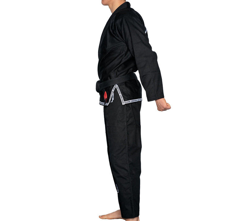 fuji submit everyone bjj gi black side